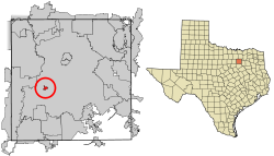 Dallas County Texas Incorporated Areas Cockrell Hill highighted